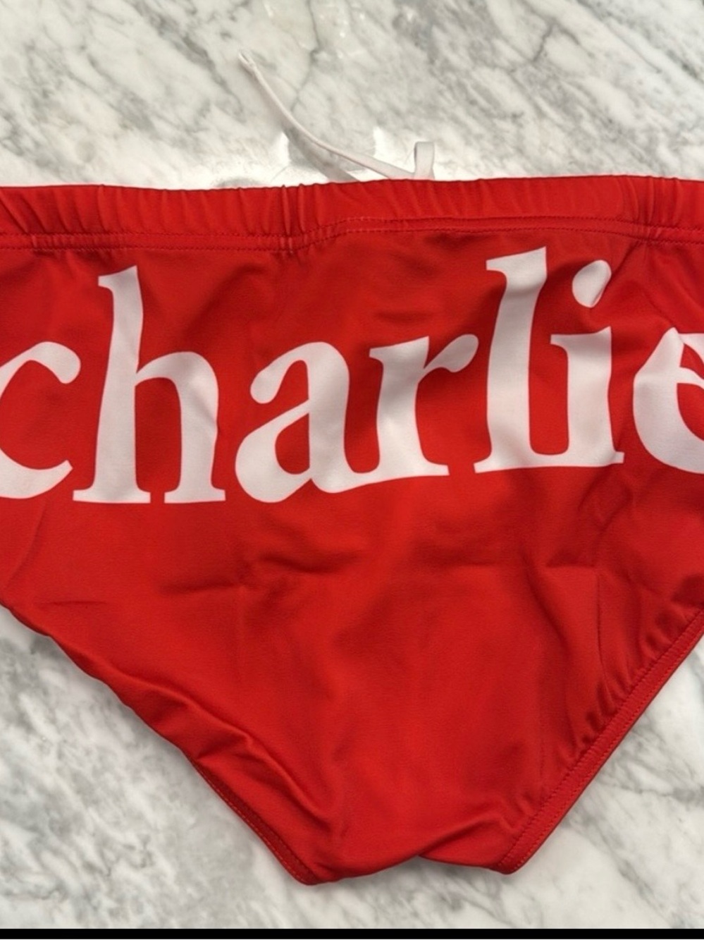 Charlie by Matthew Zink Men's Red Speedo